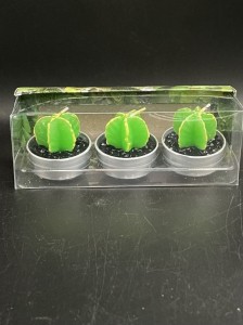 Świeca kaktus 3 szt.(192)