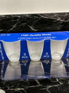 Szklanki 3 szt. kpl.(24)