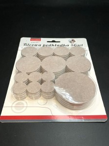 Podkładki filcowe 56 szt.