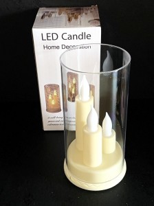 Świeca potrójna Led  (120)
