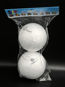 Bombki styropianowe 2 szt. 10 cm (220)