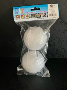 Bombki styropianowe 2 szt. (430)