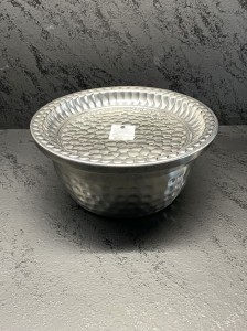 Miska z pokrywką metal 22 cm (80)